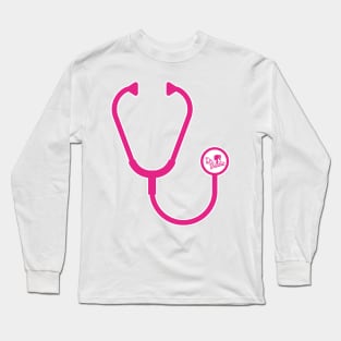 Doctor Barbie Stethoscope Long Sleeve T-Shirt
